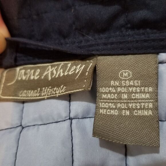 Jane Ashley Casual‎ Lifestyle Navy Quilted Jacket - Picture 2 of 10